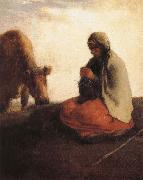 Jean Francois Millet Countrywoman painting